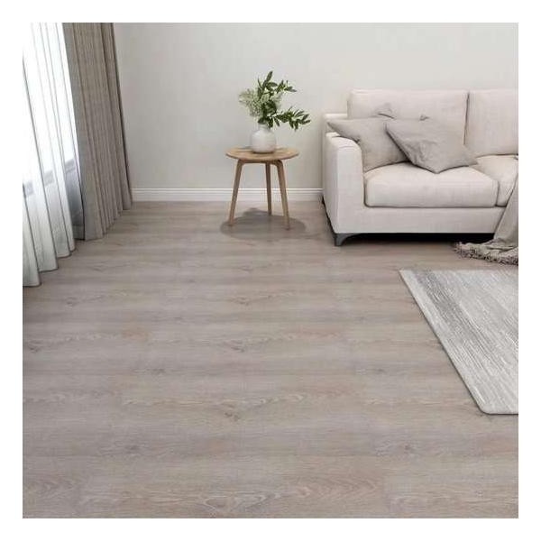 vidaXL Vloerplanken 20 st zelfklevend 1,86 m² PVC taupe VDXL_330155 vidaXL Vloerplanken 20 st zelfklevend 1,86 m² PVC taupe VDXL_330155
