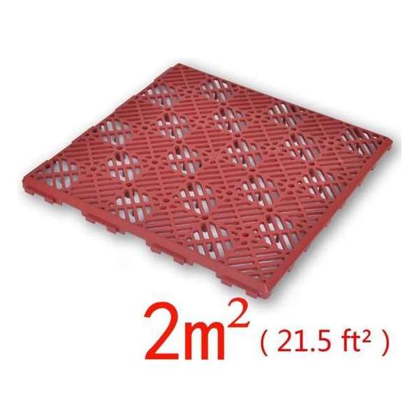 vidaXL Plastic Tuintegels / Vlonder 29 x 29 cm (24 stuks) vidaXL Plastic Tuintegels / Vlonder 29 x 29 cm (24 stuks)