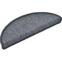 vidaXL 15 st Trapmatten 65x24x4 cm donkergrijs