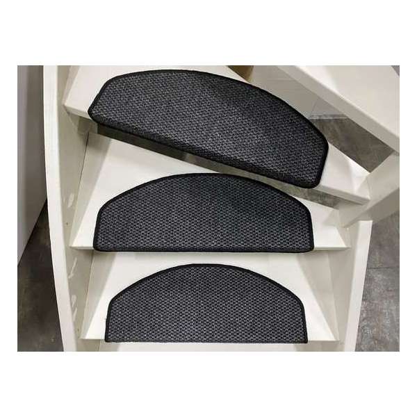 Trapmatten Como- 65x28 cm- Antraciet- 15 stuks Trapmatten Como- 65x28 cm- Antraciet- 15 stuks