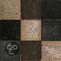 Alfa Mosaico Mozaiek Lava mix beige lavasteen 9,8x9,8x0,8 cm -  Beige Prijs per 1 matje.