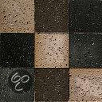 Alfa Mosaico Mozaiek Lava mix beige lavasteen 9,8x9,8x0,8 cm -  Beige Prijs per 1 matje.