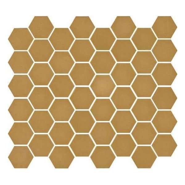 1m² -Mozaiek Valencia Hexagon Mosterd Mat 4,3x4,9 1m² -Mozaiek Valencia Hexagon Mosterd Mat 4,3x4,9