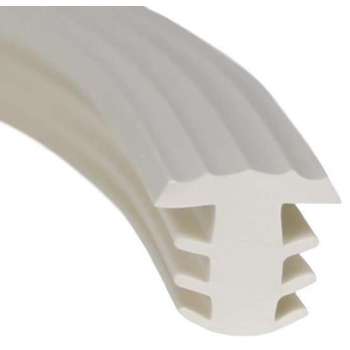 Traptrede Profiel Rubber Wit, 25 Meter