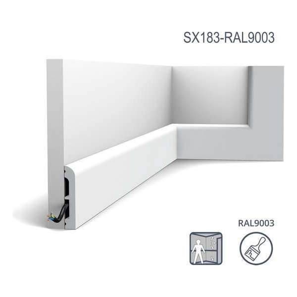 Plint Orac Decor Modern SX183-RAL9003 Plint Orac Decor Modern SX183-RAL9003
