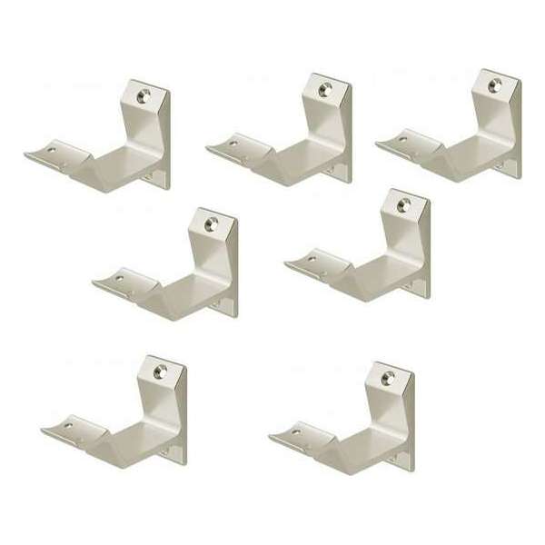 Leuninghouder nieuw zilver - Opschroef - Hol zadel Hermeta - 3542-02 - Verpakt per 7 stuks Leuninghouder nieuw zilver - Opschroef - Hol zadel Hermeta - 3542-02 - Verpakt per 7 stuks