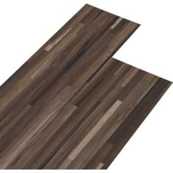 vidaXL Vloerplanken zelfklevend 5.02 m² 2 mm PVC gestreept bruin