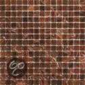 Alfa Mosaico Mozaiek Glas Vision lichtbruin 2,0x2,0x0,4 cm -  Bruin Prijs per 1 matje.