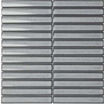 The Mosaic Factory Sevilla mozaïektegel 2x14.5x0.8cm voor wand kitkat finger Keramiek grijs licht