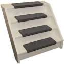 Trapmatten 15x Elite Grijs 62x19x3,5 Recht