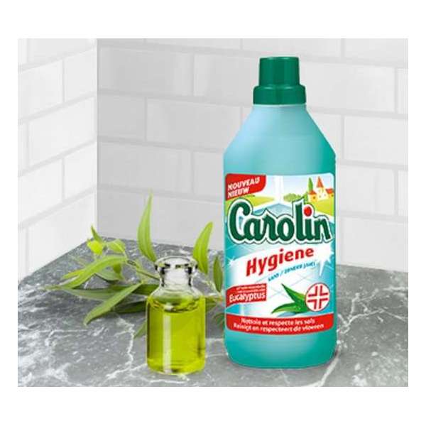 Carolin - Tegelreiniger Eucalyptus - 2 x 1 Liter Carolin - Tegelreiniger Eucalyptus - 2 x 1 Liter