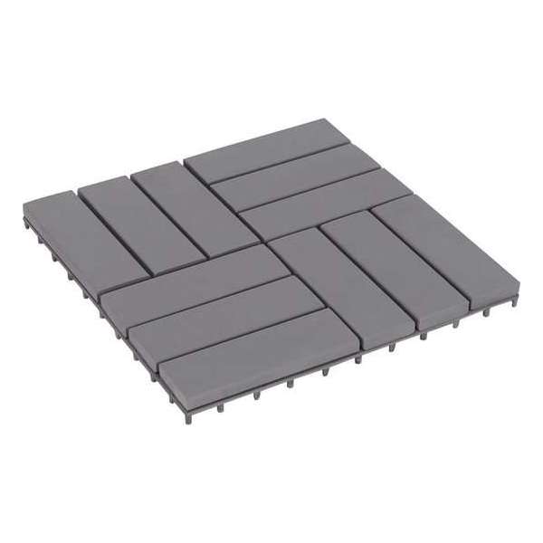 vidaXL Terrastegels 10 st 30x30 cm massief acaciahout greywash vidaXL Terrastegels 10 st 30x30 cm massief acaciahout greywash