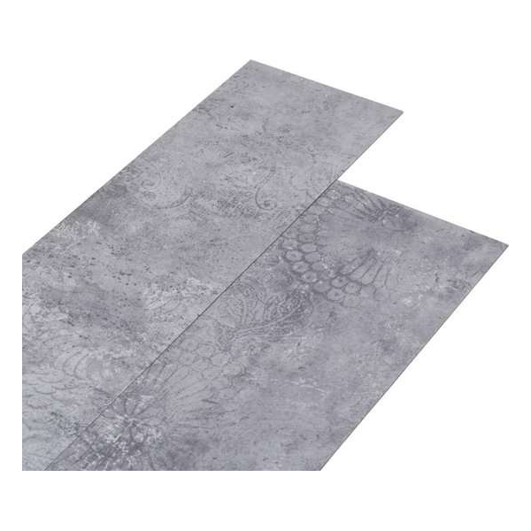 vidaXL Vloerplanken zelfklevend 5.02 m² 2 mm PVC cementgrijs vidaXL Vloerplanken zelfklevend 5.02 m² 2 mm PVC cementgrijs