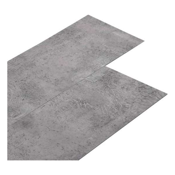 vidaXL Vloerplanken zelfklevend 4.46 m² 3 mm PVC cementbruin