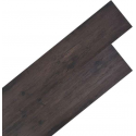 Vloerplanken 5,26 m² 2 mm PVC donkergrijs eiken