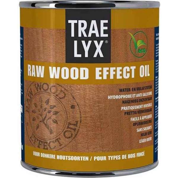 Trae Lyx Raw wood oil donker hout Trae Lyx Raw wood oil donker hout