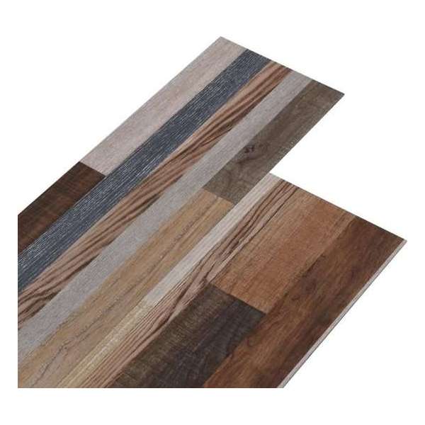 vidaXL Vloerplanken zelfklevend 4.46 m² 3 mm PVC meerkleurig