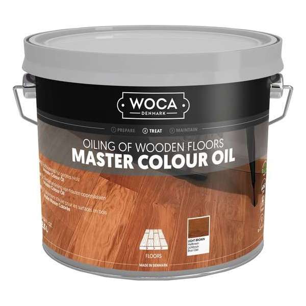 Woca Kleurolie 101 Light Brown - 2.5 liter Woca Kleurolie 101 Light Brown - 2.5 liter