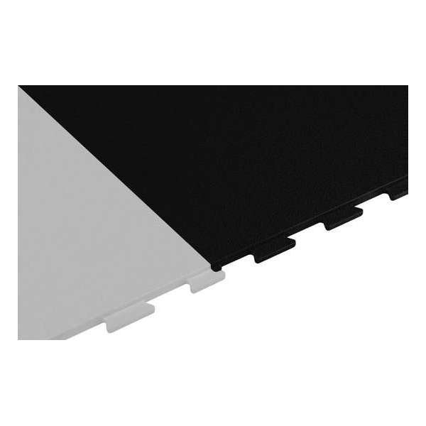 PVC Kliktegel Zwart - PVC Vloer - Garage - Horeca - Magazijn - Set van 4 tegels PVC Kliktegel Zwart - PVC Vloer - Garage - Horeca - Magazijn - Set van 4 tegels
