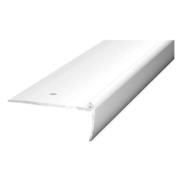 Aluminium trapprofiel geboord - L-profiel - 45mm x 2,50m Aluminium trapprofiel geboord - L-profiel - 45mm x 2,50m