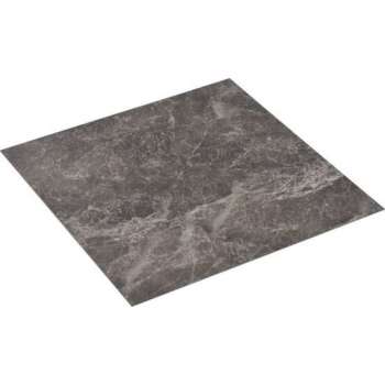 vidaXL Vloerplanken zelfklevend 5.11 m² PVC zwart marmer