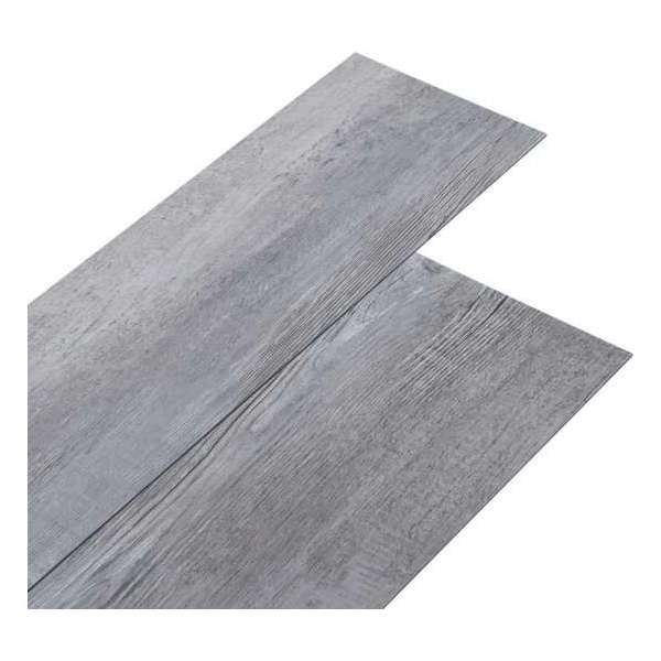 vidaXL Vloerplanken zelfklevend 5,02 m² 2 mm PVC mat houtgrijs vidaXL Vloerplanken zelfklevend 5,02 m² 2 mm PVC mat houtgrijs