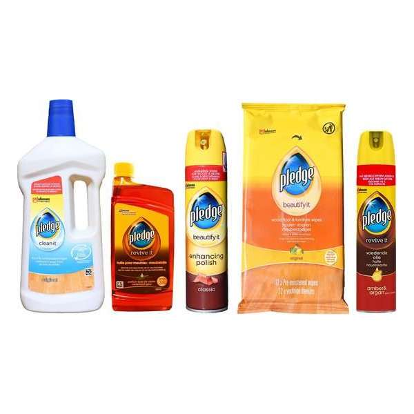 Pledge Pakket Original 750ml + Revive it 250ml + Classic Spray 250ml + Original doekjes 12x + Revive it spray 250ml Pledge Pakket Original 750ml + Revive it 250ml + Classic Spray 250ml + Original doekjes 12x + Revive it spray 250ml