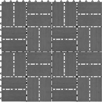 Terrastegels 30x30 cm 1 m² HKC grijs 11 st