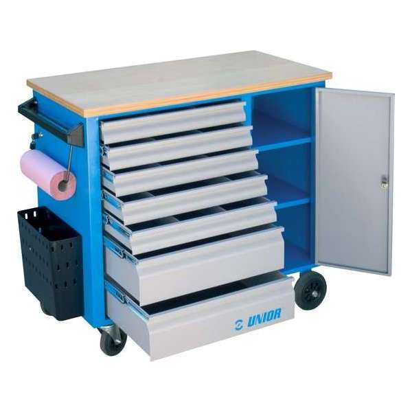 UNIOR - LEGE WERKWAGEN TYPE HERCULES - 7 DRAWERS - 1182 X 640 X 955 MM - 96.2 KG UNIOR - LEGE WERKWAGEN TYPE HERCULES - 7 DRAWERS - 1182 X 640 X 955 MM - 96.2 KG