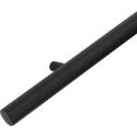 Design trapleuning zwart 60 cm met 2 houders