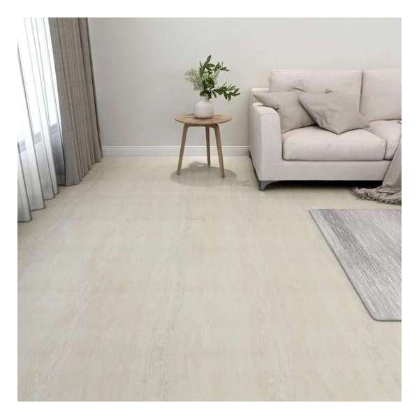 vidaXL Vloerplanken 20 st zelfklevend 1,86 m² PVC crèmekleurig VDXL_330144 vidaXL Vloerplanken 20 st zelfklevend 1,86 m² PVC crèmekleurig VDXL_330144