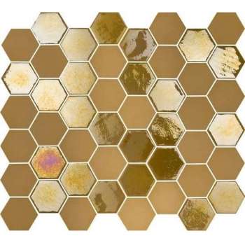 1m² -Mozaiek Valencia Hexagon Mosterd 4,3x4,9