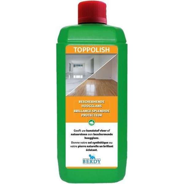 Toppolish - Hoogglans - LAMINAAT, PARKET EN KUNSTSTOFVLOEREN - Berdy - 1 L Toppolish - Hoogglans - LAMINAAT, PARKET EN KUNSTSTOFVLOEREN - Berdy - 1 L