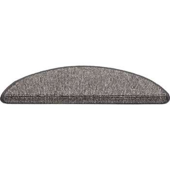 Trapmat Madrid bruin 17*56 cm set van 15 stuks