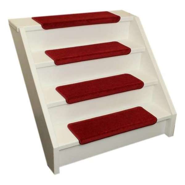Pakket 15x Elite Soft Rode Rechte Trapmatten 56x17x3,5 Pakket 15x Elite Soft Rode Rechte Trapmatten 56x17x3,5