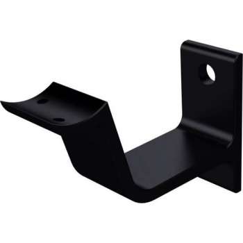 Leuninghouder zwart - Keilboutbevestiging - Hol zadel  Hermeta - 3553-18 - 1 stuks