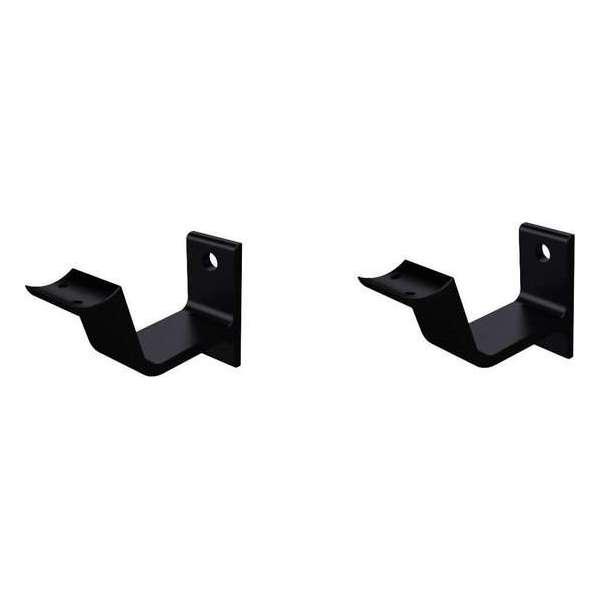 Leuninghouder zwart - Keilboutbevestiging - Hol zadel Hermeta - 3553-18 - 2 stuks Leuninghouder zwart - Keilboutbevestiging - Hol zadel Hermeta - 3553-18 - 2 stuks