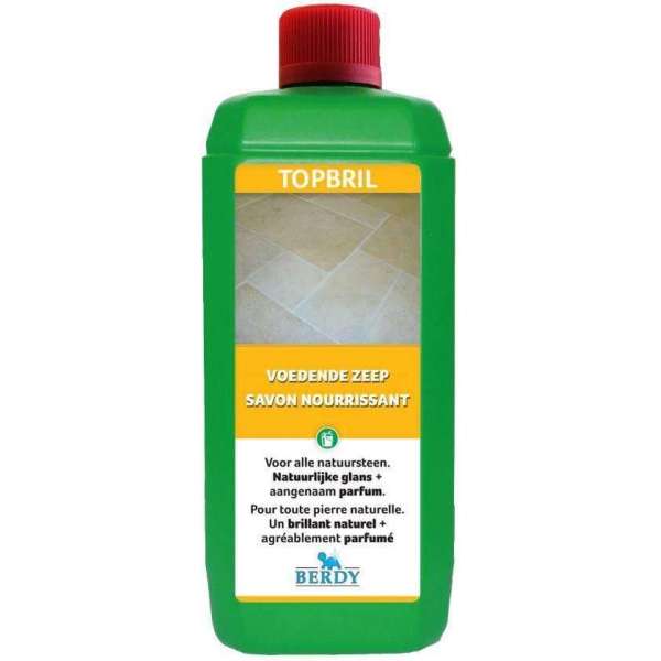 Topbril - Voedende natuurlijke zeep NATUURSTEEN - Berdy - 1 L Topbril - Voedende natuurlijke zeep NATUURSTEEN - Berdy - 1 L