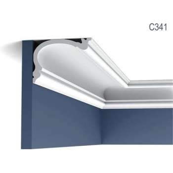 Kroonlijst Origineel Orac Decor C341 HERITAGE M LUXXUS Plafondlijst Sierlijst Gordijnprofiel 2 m
