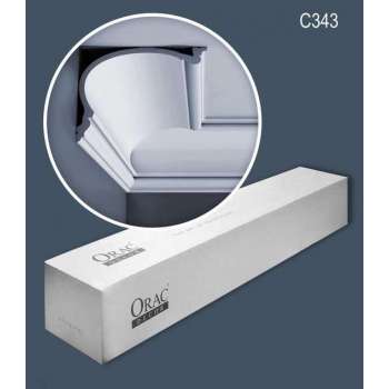 1 doos 6 Kroonlijsten Origineel Orac Decor C343 HERITAGE XL LUXXUS Plafondlijsten Sierlijsten Gordijnprofielen 12 m