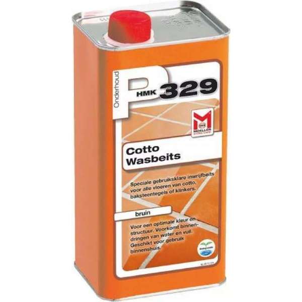 Moeller HMK P329 - Cotto Wasbeits - Bruin - 1 liter Moeller HMK P329 - Cotto Wasbeits - Bruin - 1 liter