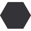1,16m² - Hexagon / zeshoek vloer- en wandtegels - Timeless Black Mat 15x17 - Wandtegels keuken / badkamer