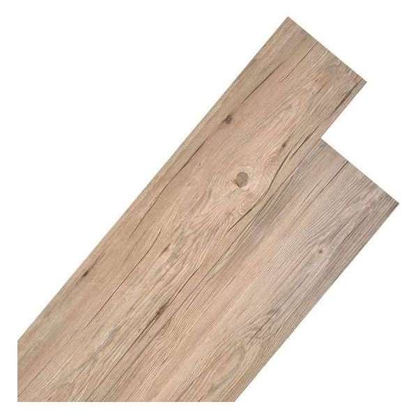 vidaXL Vloerplanken 4.46 m² 3 mm PVC bruin eikenkleurig vidaXL Vloerplanken 4.46 m² 3 mm PVC bruin eikenkleurig