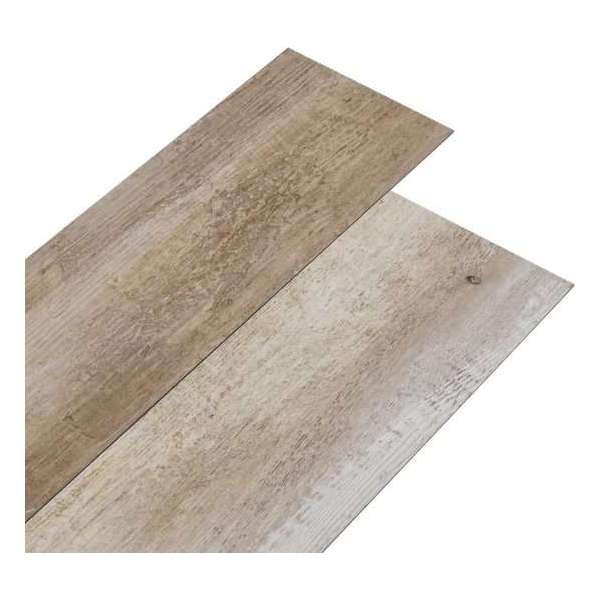 vidaXL Vloerplanken 5.26 m² 2 mm PVC woodwash vidaXL Vloerplanken 5.26 m² 2 mm PVC woodwash