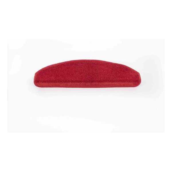 Trapmat velours Rood 17*56 cm Set 15 stuks Trapmat velours Rood 17*56 cm Set 15 stuks