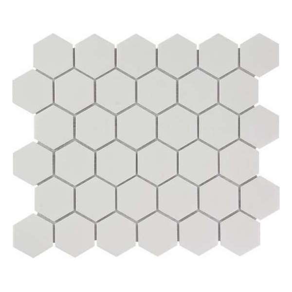 0,91m² - Mozaiek Tegels - Barcelona Hexagon Extra Wit 5,1x5,9 0,91m² - Mozaiek Tegels - Barcelona Hexagon Extra Wit 5,1x5,9