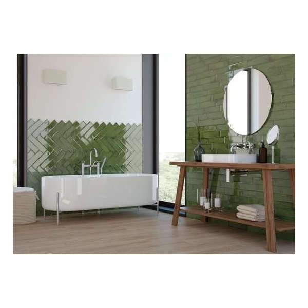 1m² - Wandtegels Keuken / Badkamer Alchimia Olive - 7,5x30 cm 1m² - Wandtegels Keuken / Badkamer Alchimia Olive - 7,5x30 cm