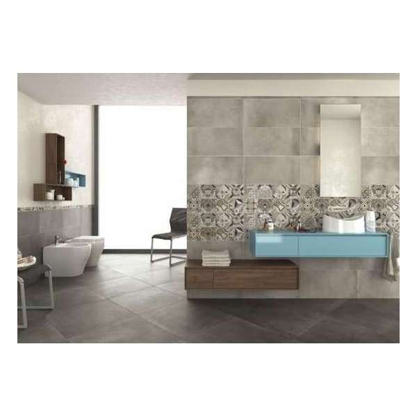 Herberia Ceramiche Vloer- en wandtegel Timeless Anthracite 60x60 cm Gerectificeerd Industriële look Mat Antraciet Herberia Ceramiche Vloer- en wandtegel Timeless Anthracite 60x60 cm Gerectificeerd Industriële look Mat Antraciet