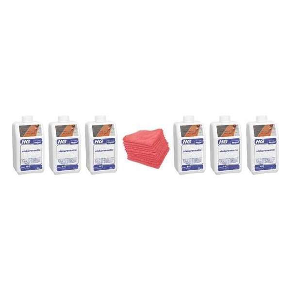 HG tegel vlekpreventie (HG product 15) Doos 6 Stuks + 10 Microvezeldoeken