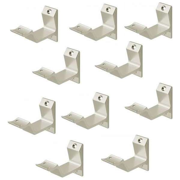 Leuninghouder nieuw zilver - Opschroef - Hol zadel Hermeta - 3542-02 - Verpakt per 10 stuks Leuninghouder nieuw zilver - Opschroef - Hol zadel Hermeta - 3542-02 - Verpakt per 10 stuks
